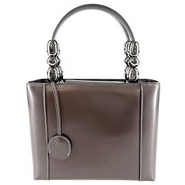 Christian Dior Maris Pearl Handbag Brown
