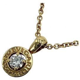 Bulgari Collar Bvlgari de oro amarillo de 18K con diamante y ónix Otro