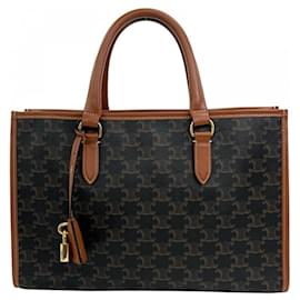 Céline Celine Triomphe Tote Bag Brown