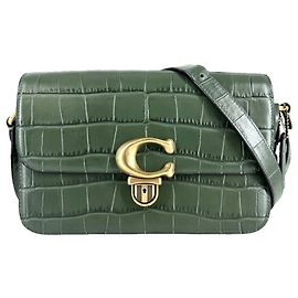 Sac à épaule Studio pour femme Coach Vert
