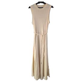 Sandro Juliane langes Strick-Maxikleid Beige