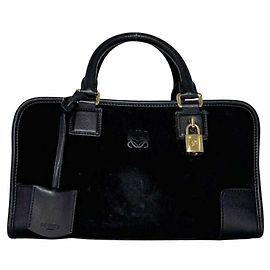 Sac à main Loewe Amazona 28 Anagram Noir