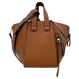 Bolsa de Ombro Loewe Hammock Compact Marrom
