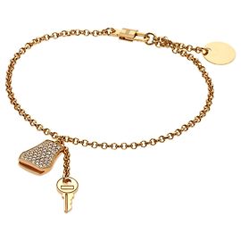 Hermès Pulsera Hermes Kelly Clochette PM Diamond Otro