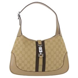 Gucci Jackie Canvas Medium Beige