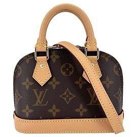 Bolso Louis Vuitton Women's Monogram Nano Alma Castaño Monograma