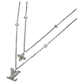 Louis Vuitton Men's Monogram Chain Necklace White Monogram