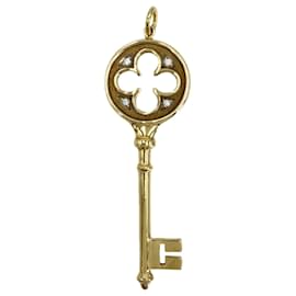 Tiffany & Co. Kleeblatt-Schlüssel-Anhänger Golden