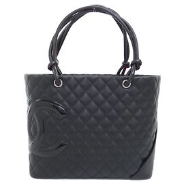 Bolsa Chanel Cambon Line Preto