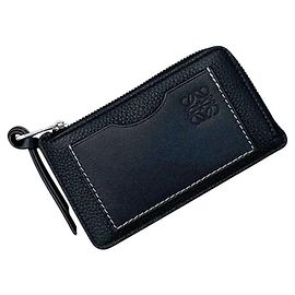 Loewe Black Leather Coin Purse Black