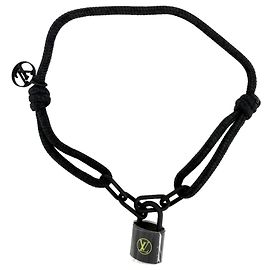 Louis Vuitton Men's Titanium Charm Bracelet Black