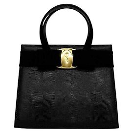 Borsa Salvatore Ferragamo Vara Nero