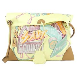 Hermès Borsa a tracolla Hermes Chevalscope Neon Silky City PM Giallo