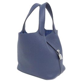 Hermès Hermes Picotin Lock PM Handbag Blue
