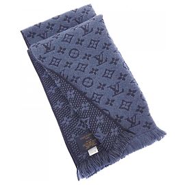 Stola Louis Vuitton Monogram Classic Blu
