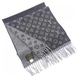 Louis Vuitton Echarpe Monogram Gradient Scarf Marrone