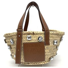 Sac Panier Loewe Marron Marron