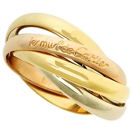 Anel Cartier Trinity em ouro rosa branco e amarelo 18K Outro