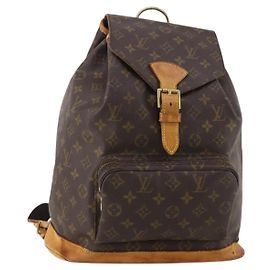 LOUIS VUITTON Monogram Montsouris GM Backpack M51135 LV Auth ep15653 Monogram