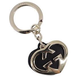 Porte-clés GUCCI Lovely Key Ring métal Gold Auth yk20761M Doré