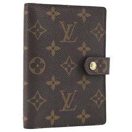LOUIS VUITTON Monogram Agenda PM Day Planner Cover R20005 LV Auth am12476V Monogram