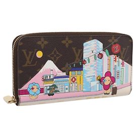 LOUIS VUITTON Monogram Vivienne Zippy Wallet Long Wallet M81630 LV Auth 200173V Monogram