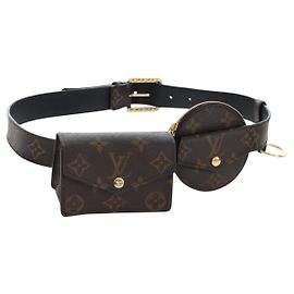 LOUIS VUITTON Monogram Ceinture Daily Waist Bag M0236 LV Auth 199062M Monograma