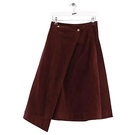 Falda Acne Studios de terciopelo burdeos Burdeos