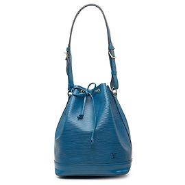 Borsa a secchiello Louis Vuitton Epi Noe GM Blu Blu