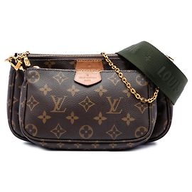Borsa Louis Vuitton Monogram Multi Pochette Accessoires Marrone Marrone