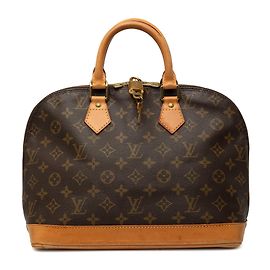 Sac à main Louis Vuitton Monogram Alma PM Marron Marron