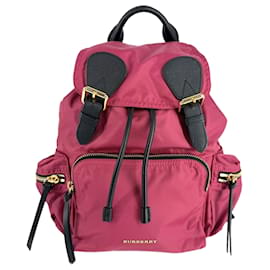 Burberry Women's Backpack Black Pink