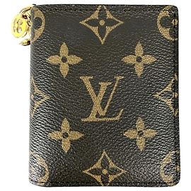 Louis Vuitton Bi-fold Wallet Brown Yellow