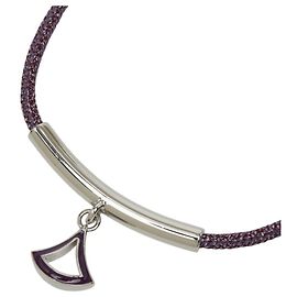 Pulseira com pingente Bulgari Diva's Dream Prata Roxo