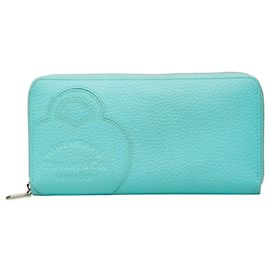 Portafoglio lungo in pelle blu Tiffany & Co. Altro