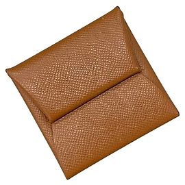 Hermès Hermes Bastia Coin Purse Brown