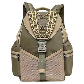 Christian Dior Cobra Backpack Beige Khaki