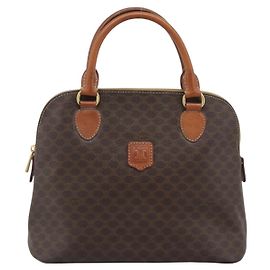 Borsa Vintage Celine Toile Céline Small Marrone