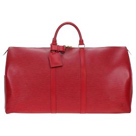 Louis Vuitton Keepall Epi 55 Rouge
