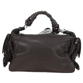 Bottega Veneta Cocker Hobo Leather Braun