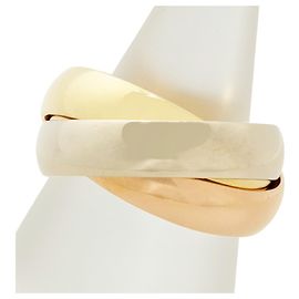 Anillo Cartier Trinity en oro rosa blanco y amarillo 18K Dorado