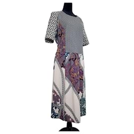 Etro Patterned Wool Sheath Dress Multiple colors Grey