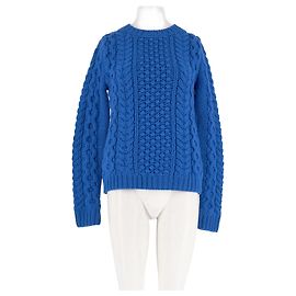 Joseph Pull en laine bleu M Bleu