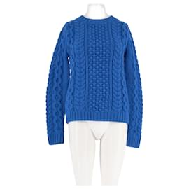 Joseph Wollpullover blau M Blau