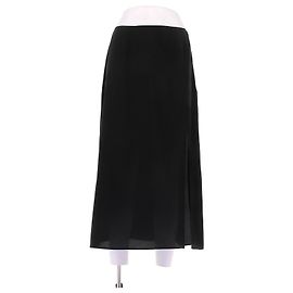 Prada Black Silk Skirt Size 42 Black