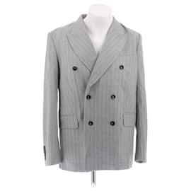 Autre Marque Blazer gris à rayures Grey