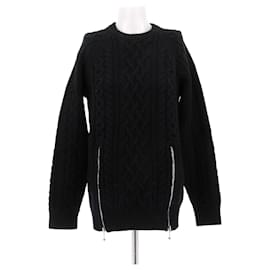Alexander Wang Schwarzer Wollpullover Schwarz