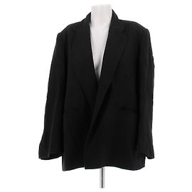 Autre Marque Schwarzer Blazer mit Strass Schwarz