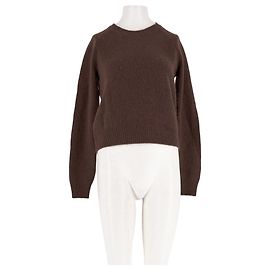 Autre Marque Jersey de cachemira marrón Castaño
