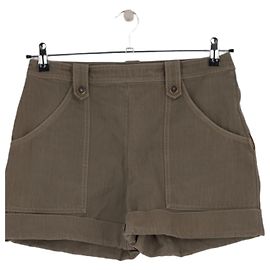 Short droit kaki Vanessa Seward Kaki